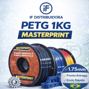 Filamentos para Impressora 3D em Maringá 3 Filamento PETG MasterPrint Premium