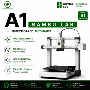 Filamentos para Impressora 3D em Maringá 10 Impressora 3D Bambu Lab A1