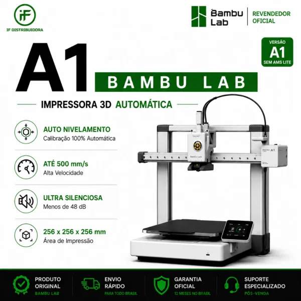 Impressora 3D Bambu Lab A1 Impressora 3D Bambu Lab A1